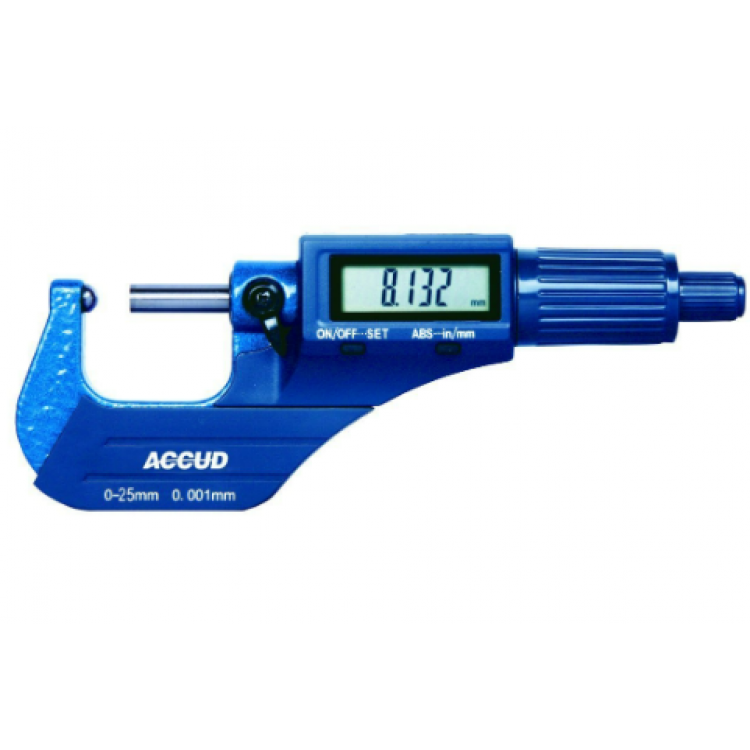 ACCUD Dijital Boru Et Kalınlığı Mikrometresi 25-50mm  | 331-002-03