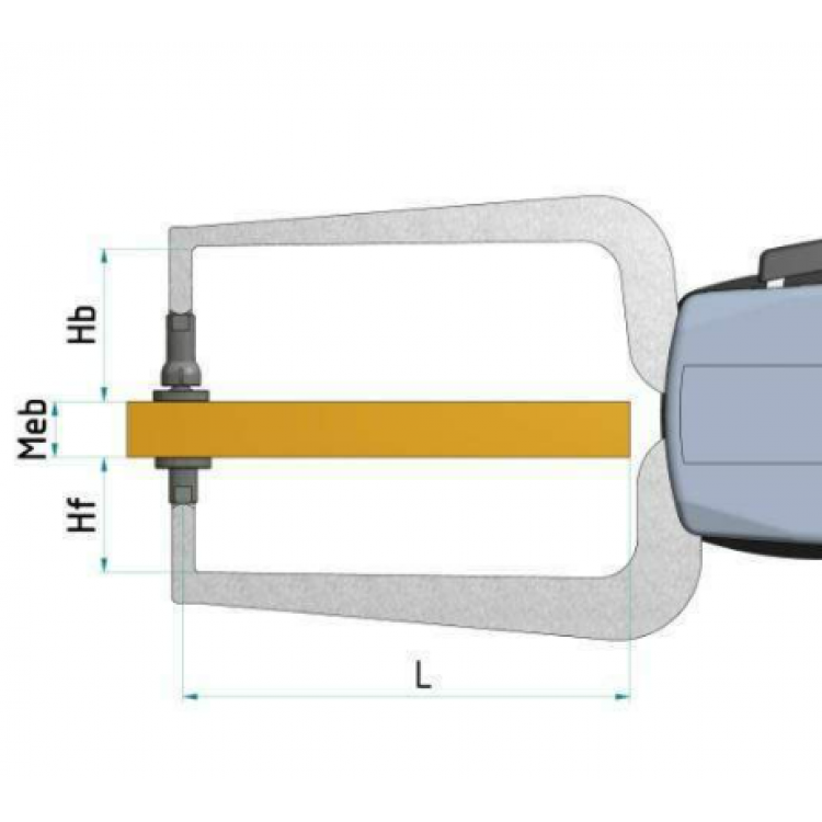 Kroeplin Mekanik Dış Çap Kanal Komparatörü '0-50 mm' | D450T