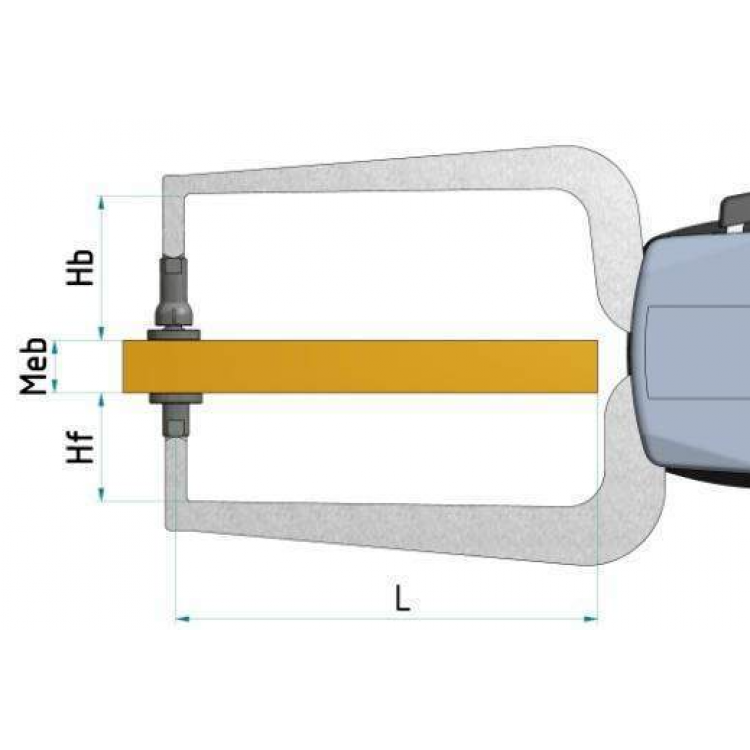 Kroeplin Mekanik Dış Çap Kanal Komparatörü '0-50 mm' | D450T