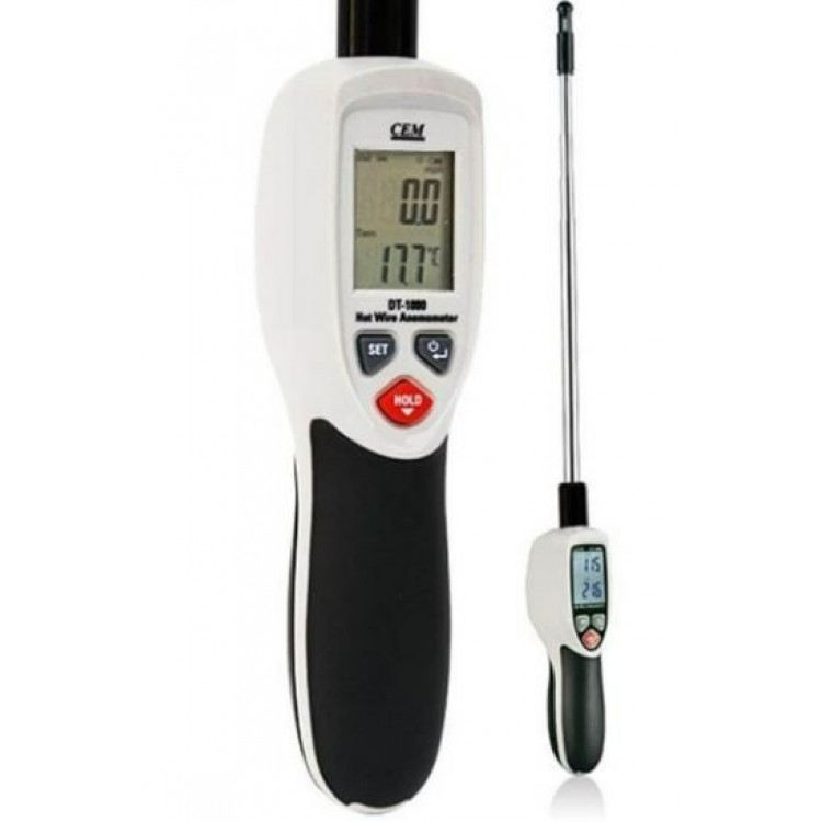 CEM Kızgın Tel Hava Hızı Ölçer Anemometre (Kayıt Özellikli) | DT-1880 CEM Kızgın Tel Hava Hızı Ölçer Anemometre (Kayıt Özellikli) | DT-1880
