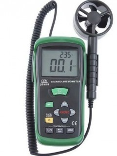 CEM Rüzgar Hızı ve Sıcaklık Ölçer Anemometre | DT 618