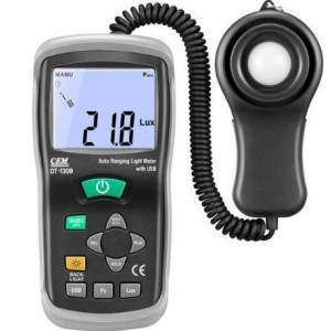 CEM Işık Ölçer Lüksmetre "Bilgisayara Bağlanabilir" | DT-1309 CEM Işık Ölçer Lüksmetre "Bilgisayara Bağlanabilir" | DT-1309