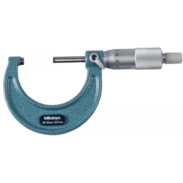 Mitutoyo Hafif ve Atölye Tipi Dış Çap Mikrometreleri 25-50 mm | 103-138