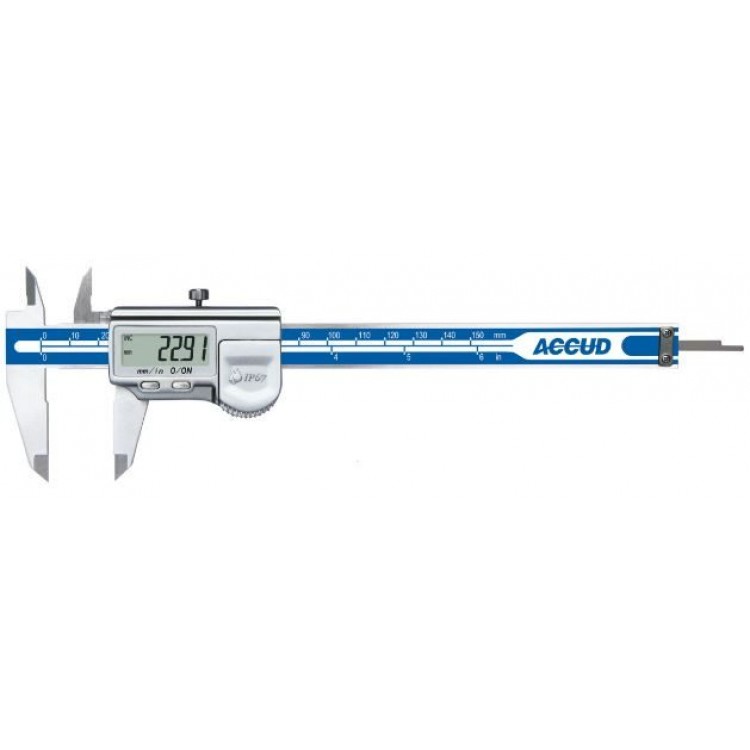 Accud Dijital Kumpas 150 mm IP67 | 112-006-12 Accud Dijital Kumpas 150 mm IP67 | 112-006-12