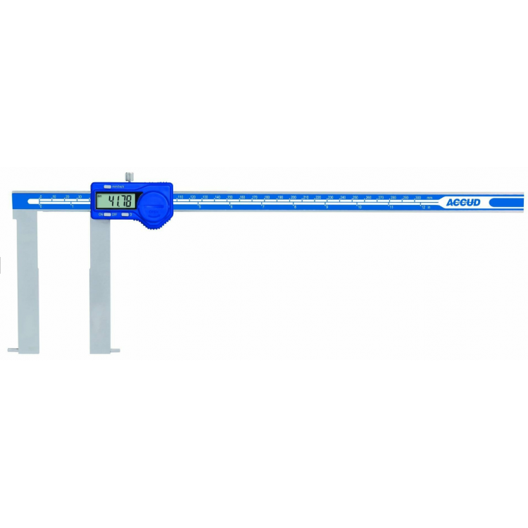 Accud Dijital İç Çap Kumpası-Pimli 136 Serisi - Uzun Çeneli50-300mm/136-012-12