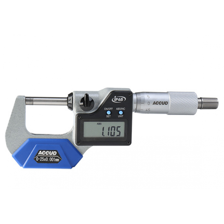Accud Dijital Mikrometre 0-25 mm/313-001-01