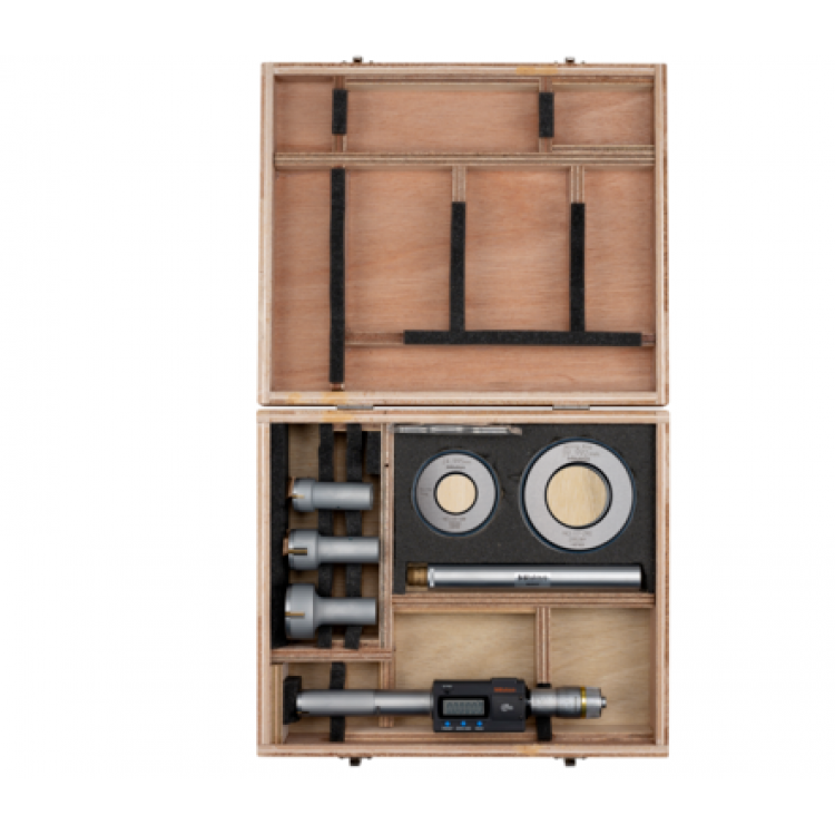 Mitutoyo 3 Nokta Temaslı Hassas Derinlik Mikrometresi Seti 20-50 mm | 468-973