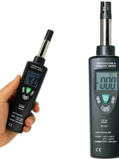 Cem DT 321 El Tipi Sıcaklık ve Nem Ölçer 