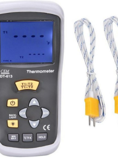 Cem DT613 K Tipi Prob Bağlanabilen 2 Kanallı Termometre
