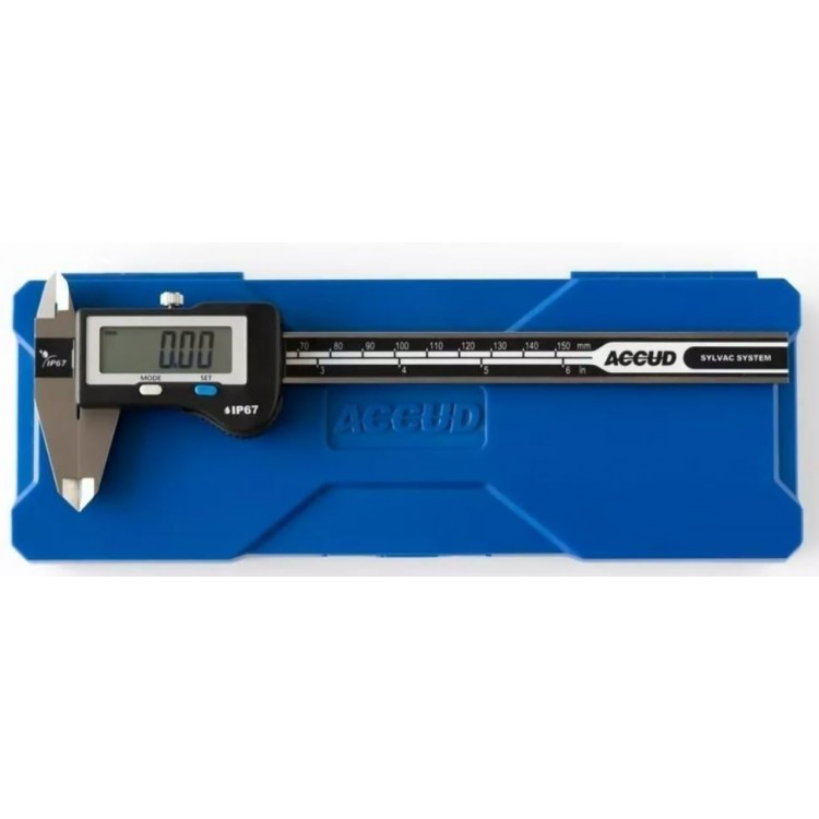 Accud Dijital Kumpas 150 mm IP67 | 112-006-11H