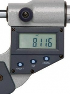 ACCUD Dijital Nokta Uçlu Mikrometre 0-100mm | 317-001-01