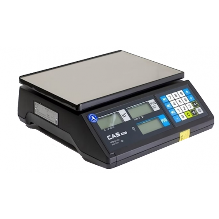 CAS ER-JR Boyunlu F.Hesaplamalı Ve ECR Terazi 30 Kg/5-10gr (Onaylı)