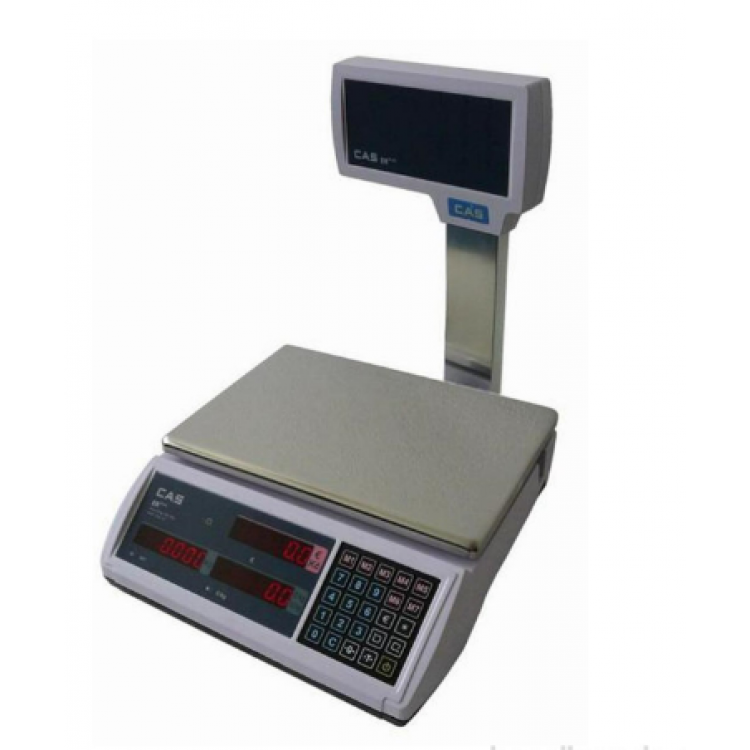 CAS ER-JR Boyunlu F.Hesaplamalı Ve ECR Terazi 30 Kg/5-10gr (Onaylı)