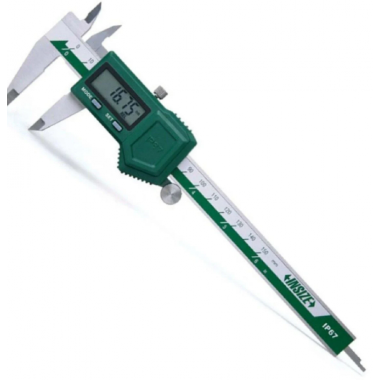 Insize Dijital Kumpas 200mm / 0.01mm IP 67 | 1118-200BW