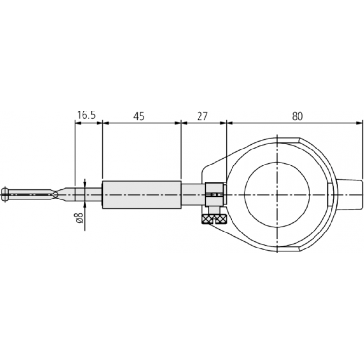 Mitutoyo Silindir Komparatörü 10-18mm 0,01mm | 526-127-20