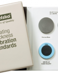 DeFelsko Positector 200 Ultrasonik Kalınlık Probları Aksesuarları | Sertifikalı Kaplı Metal Levhalar-A3