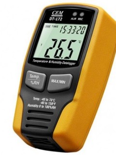 Cem DT-172 Sıcaklık ve Nem Kayıt Cihazı
