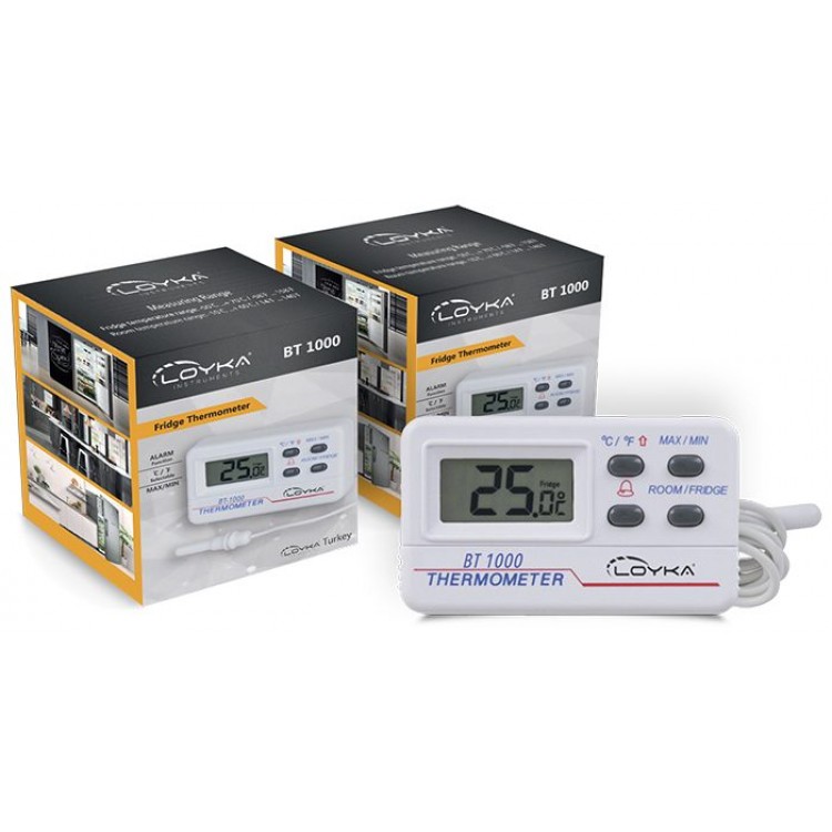 Loyka BT-1000 Alarmlı Buzdolabı Termometresi Loyka BT-1000 Alarmlı Buzdolabı Termometresi